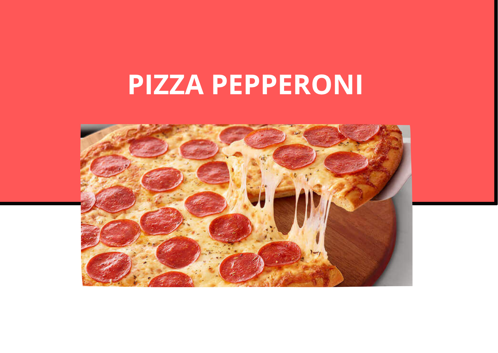 Lire la suite à propos de l’article PIZZA PEPPERONI